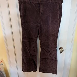 Torrid Dark Brown Corduroy Pants